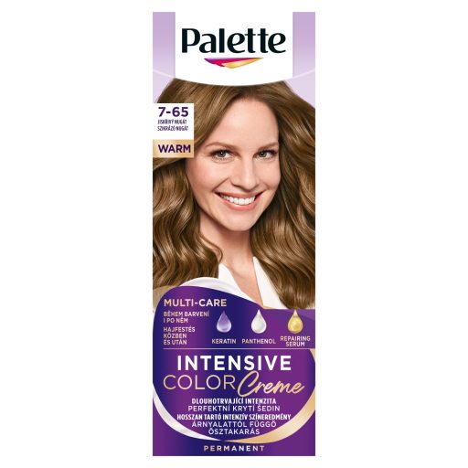 Palette Intensive Color Creme tartós hajfesték 7-65 Szikrázó nugát