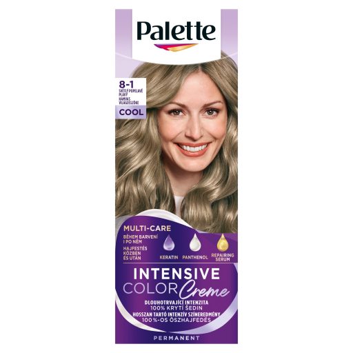 Palette Intensive Color Creme tartós hajfesték 8-21 hamvas világosszőke