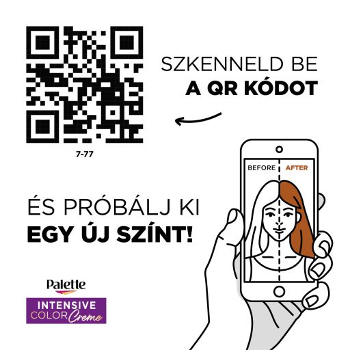 Palette ICC 7-77 Intenzív vörös