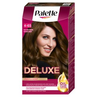 Palette Deluxe 4-65 Ragyogó középbarna tartós hajfesték