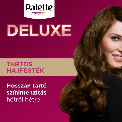 Palette Deluxe 4-65 Ragyogó középbarna tartós hajfesték
