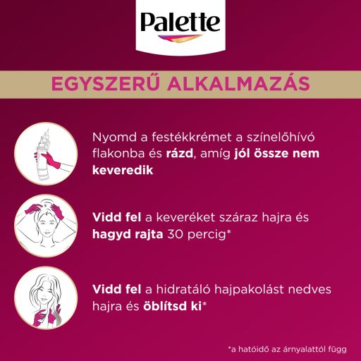 Palette Deluxe 7-0 középszőke tartós hajfesték 