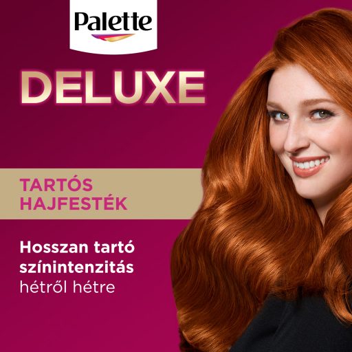 Palette Deluxe 7-77 intenzív ragyogó réz tartós hajfesték