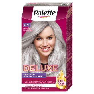 Palette Deluxe U71 fagyos ezüst tartós hajfesték