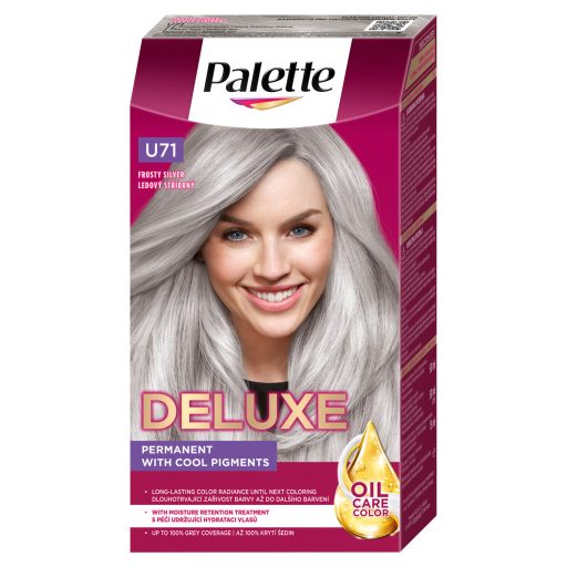 Palette Deluxe U71 fagyos ezüst tartós hajfesték