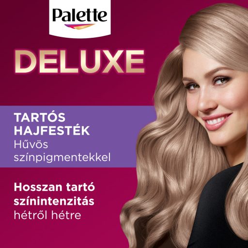 Palette Deluxe 9-11 hűvös világos szürke rózsa tartós hajfesték