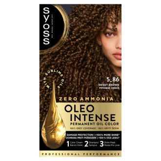 Syoss Oleo Intense tartós hajfesték 5-86 Édes barna