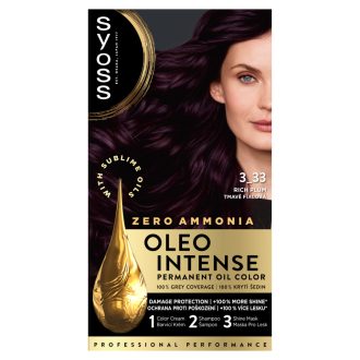 Syoss Oleo Intense tartós hajfesték 3-33 Élénk szilva