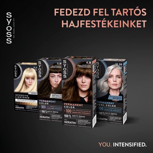 Syoss Color 4-8 tartós hajfesték 4-8 csokoládé barna