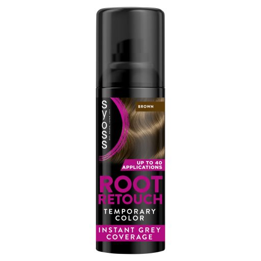 Syoss Root Retoucher ideiglenes lenövés-elfedő spray Barna 120 ml