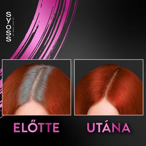 Syoss Root Retoucher ideiglenes lenövés-elfedő spray Kasmír Vörös 120 ml