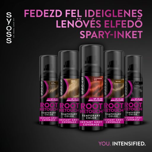 Syoss Root Retoucher ideiglenes lenövés-elfedő spray Kasmír Vörös 120 ml