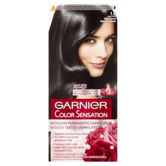   Garnier Color Sensation Tartós hajfesték 1 .0 Intenzív fekete