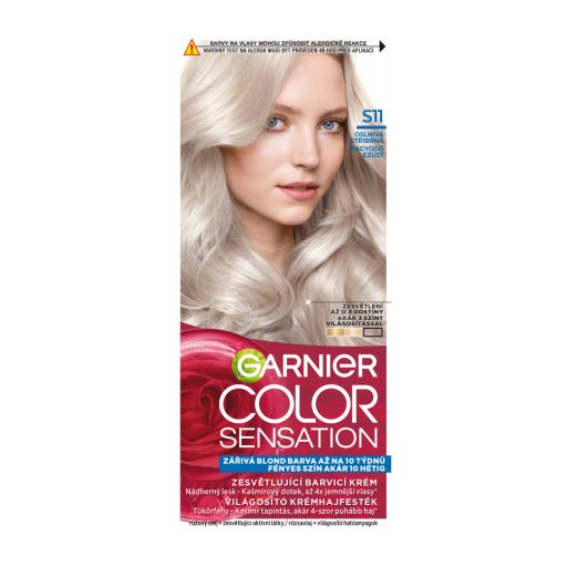 Garnier Color Sensation Tartós hajfesték S11 Ragyogó ezüst