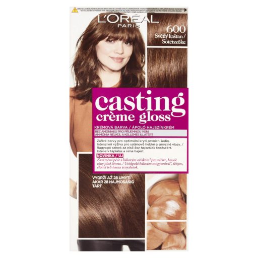 L'Oréal Paris Casting Creme Gloss hajszínező 600 Sötétszőke 48 +72 +60 ml