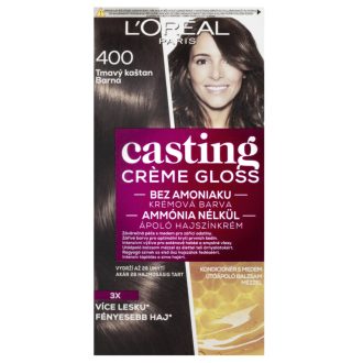   L'Oréal Paris Casting Créme Gloss hajszínező 400 Barna 48 +72 +60 ml