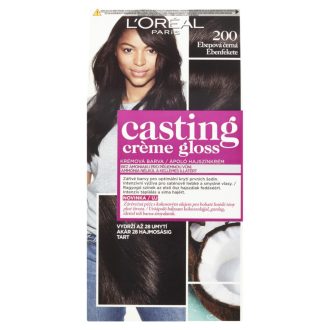   L'Oréal Paris Casting Créme Gloss hajszínező 200 Ébenfekete 48 +72 +60 ml