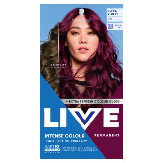 Schwarzkopf Live tartós hajfesték L76 Ultra ibolya