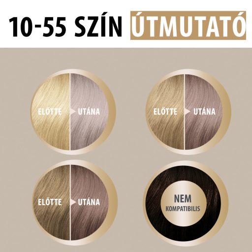 Schwarzkopf Creme Supreme tartós hajfesték 10-55 hűvös ezüstös szőke
