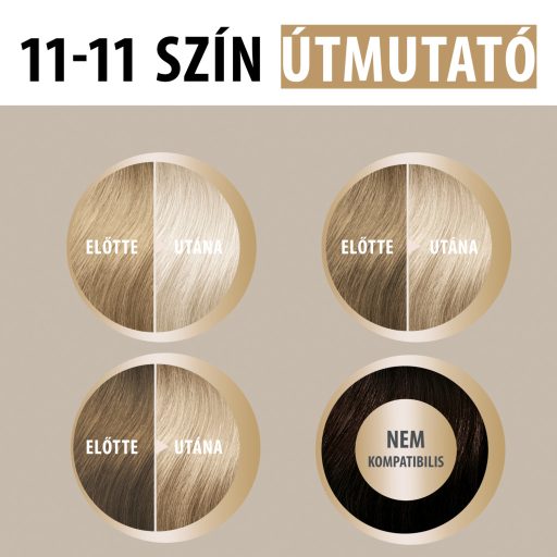 Schwarzkopf Creme Supreme tartós hajfesték 11-11 hűvös ultra világosszőke