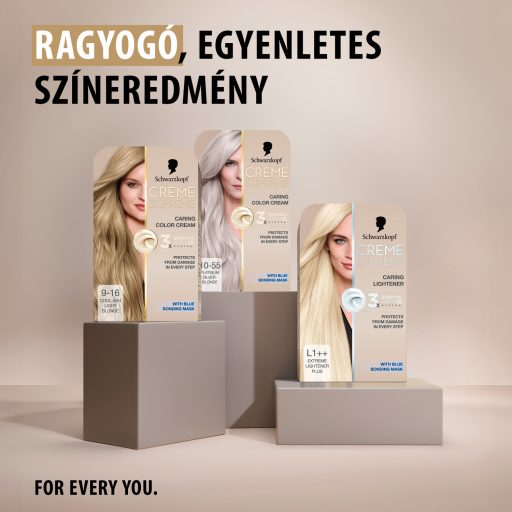 Schwarzkopf Creme Supreme tartós hajfesték 9-16 hűvös hamvas nagyon világosszőke