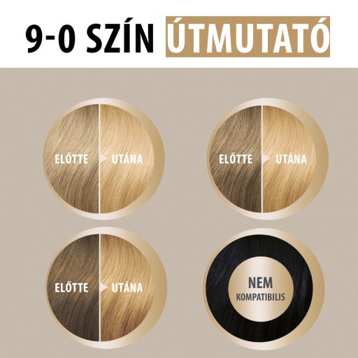 Schwarzkopf Creme Supreme tartós hajfesték 9-0 természetes nagyon világos szőke