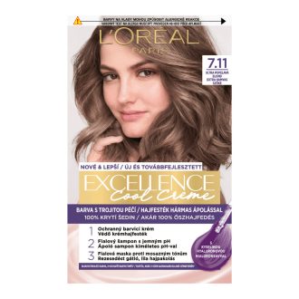   L'Oréal Paris Excellence hajfesték Cool 7.11 extra hamvas szőke