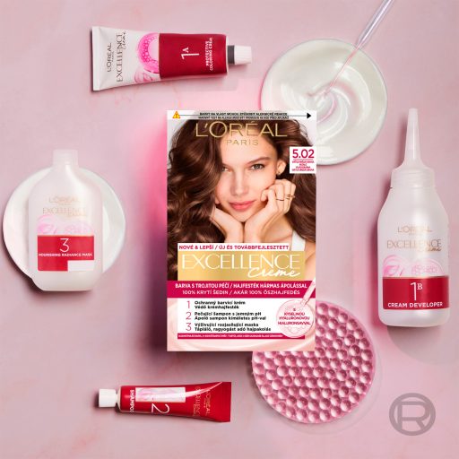 L'Oréal Paris Excellence Cool Creme hajfesték hármas ápolással 7.11 Extra hamvas szőke
