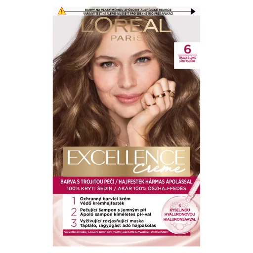 L'Oreal Excellence hajfesték 6 Sötétszőke