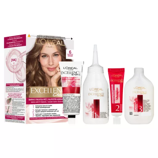 L'Oreal Excellence hajfesték 6 Sötétszőke