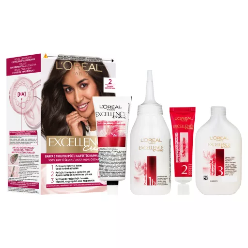 L'Oréal Paris Excellence Creme hajfesték hármas ápolással 4 Barna