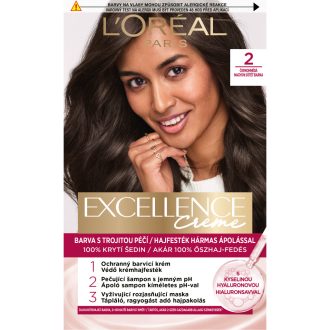 L'Oreal Excellence hajfesték 2 Nagyon Sötét Barna