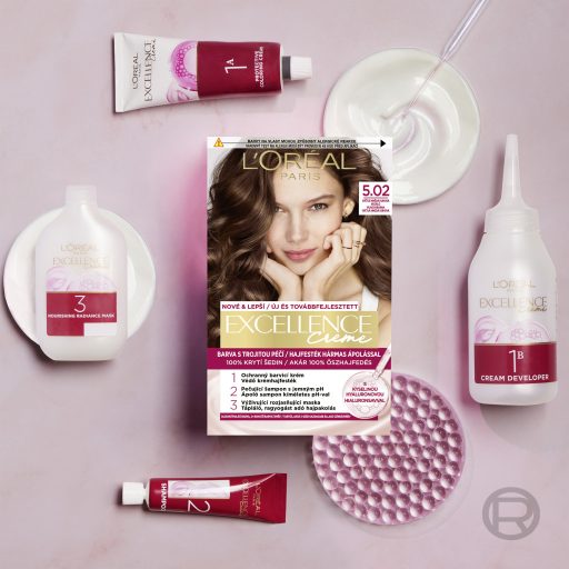 L'Oreal Excellence hajfesték 5 Világosbarna