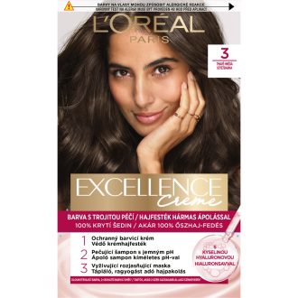 L'Oreal Excellence hajfesték 3 Sötétbarna