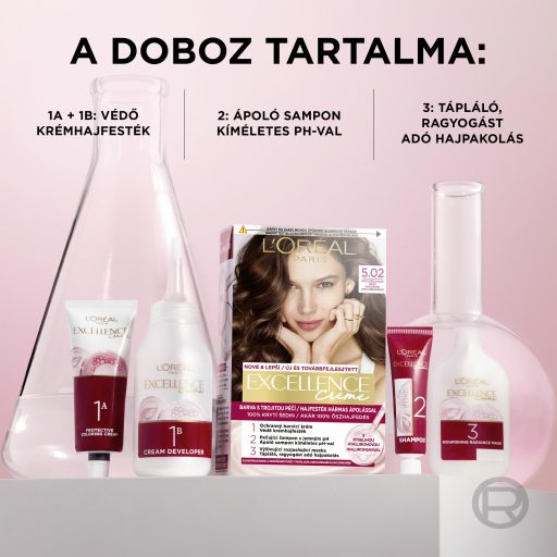 L'Oreal Excellence hajfesték 3 Sötétbarna