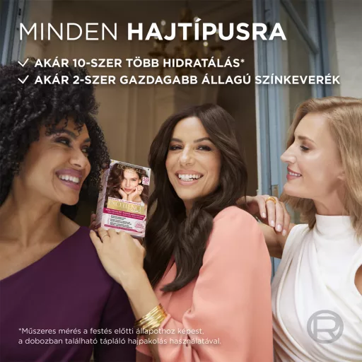 L'Oreal Paris Excellence Creme hajfesték hármas ápolással 1 Fekete