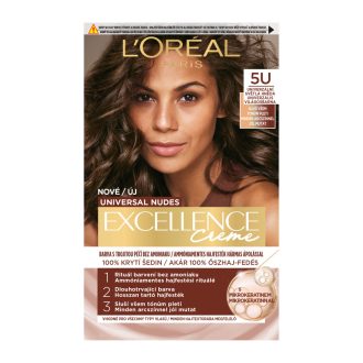 L'Oreal Excellence hajfesték Nude 5U Világosbarna