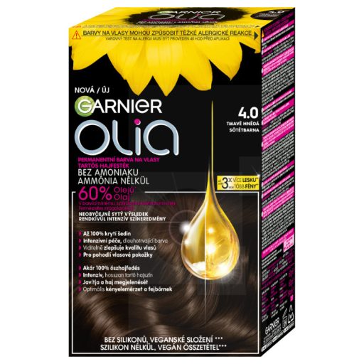 Olia Tartós Hajfesték 4.0 Sötétbarna