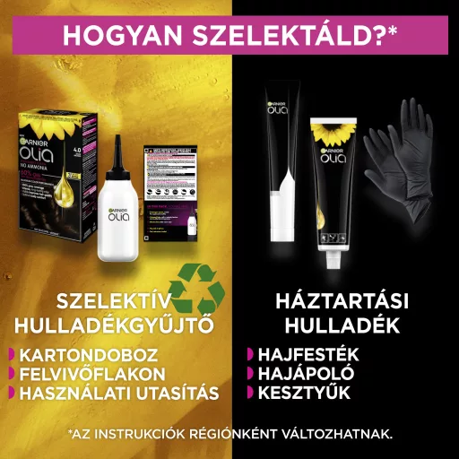 Garnier Olia tartós hajfesték 5.12 Irizáló barna