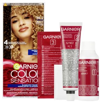   Garnier Color Sensation tartós hajfesték mézszőke kiszőkítő nélkül szőke sötét alapszínekhez
