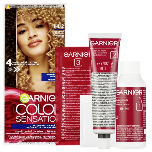 Garnier Color Sensation tartós hajfesték mézszőke kiszőkítő nélkül szőke sötét alapszínekhez