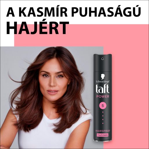 Taft Power kasmír hajlakk száraz & sérült hajra 250 ml
