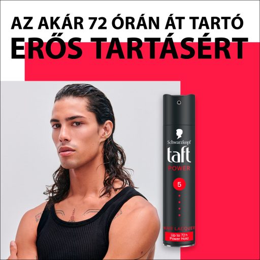 Taft Power hajlakk minden hajtípusra 250 ml