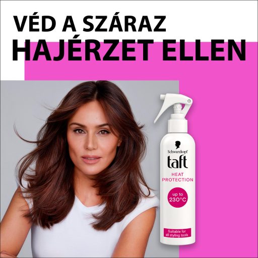 Taft Heat Protection hővédő spray minden hajtípusra, minden hajformázó eszközhöz 250 ml