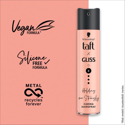 Taft x Gliss Holding Me Strongly ápoló hajlakk minden hajtípusra 250 ml