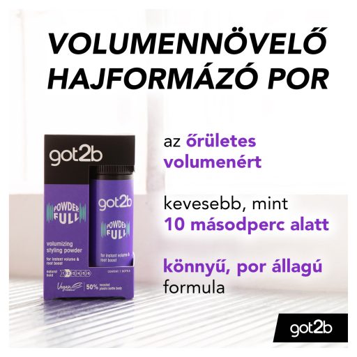 got2b Powderfull dúsító hajformázó por 10 g