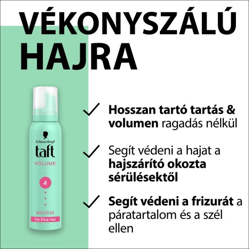 Taft Volume hajhab vékony szálú hajra 200 ml