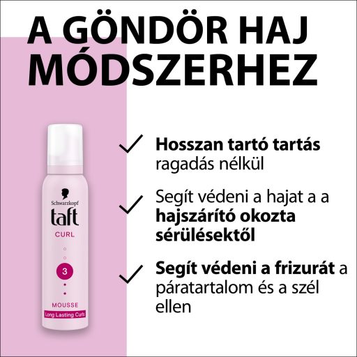 Taft Curl hajhab göndör haj formázásához 200 ml