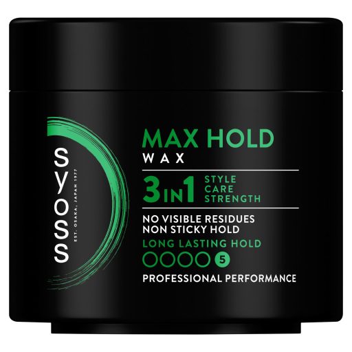 Syoss Max Hold 3in1 hajformázó wax 150 ml
