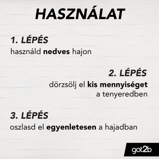 got2b Glued vízálló tüskés ragasztó hajzselé 150 ml